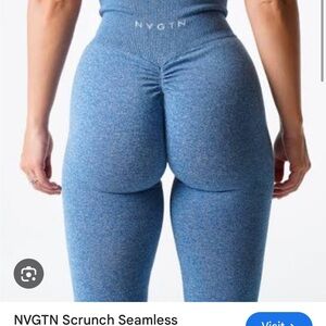 NVGTN Women's Blue Butt Scrunch Legging